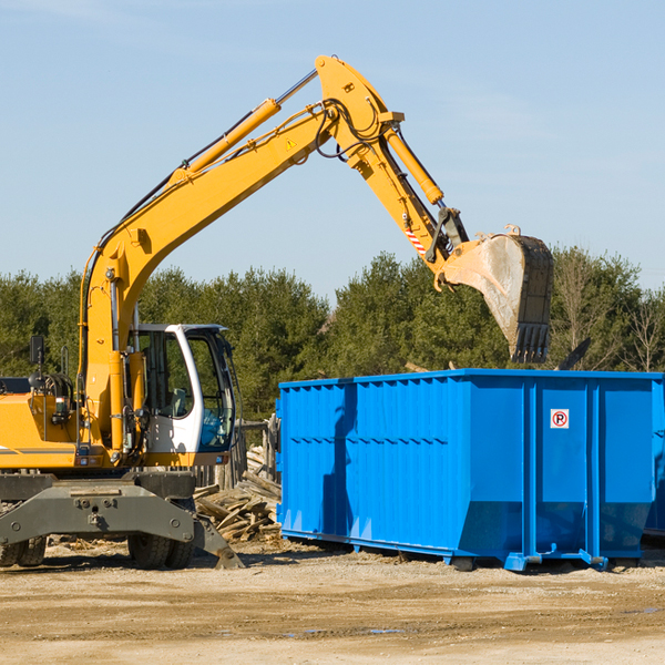 what are the rental fees for a residential dumpster in Linden